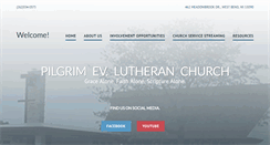 Desktop Screenshot of pilgrimlutheran-westbend.org